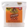 Office Jansan | Gorilla Glue 3034502 0.43 in. x 4 in. Hot Glue Sticks - Dries Clear (45/Pack) image number 0