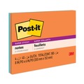 Office Jansan | Post-it Notes Super Sticky 6845-SSP 8 in. x 6 in. Meeting Notes - Energy Boost Collection Colors (4/Pack) image number 0