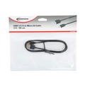Office Electronics & Batteries | Innovera IVR30006 3 ft. USB to Micro USB Cable - Black image number 0
