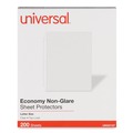 Office Jansan | Universal UNV21127 Letter Size Nonglare Economy Top-Load Poly Sheet Protectors - Clear (200/Box) image number 0