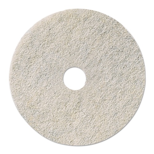 Just Launched | Boardwalk BWK4019NAT 19 in. Diameter Burnishing Floor Pads - Natural White (5/Carton) image number 0