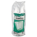 Office Jansan | WNA WNA T9S 9 oz. Squat Comet Smooth Wall Tumblers - Clear (25/Pack, 20 Packs/Carton) image number 1