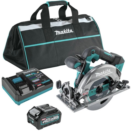 Circular Saws | Makita GSH05M1 40V MAX XGT Brushless Lithium-Ion 6-1/2 in. Cordless AWS Capable Circular Saw Kit (4 Ah) image number 0