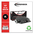 Ink & Toner | Innovera IVR83061TMICR Remanufactured 10000-Page High-Yield MICR Toner for HP 61XM (C8061XM) - Black image number 2