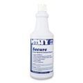 Cleaning & Janitorial Supplies | Misty 1038801 32 oz. Bottle Secure Hydrochloric Acid Bowl Cleaner - Mint Scent (12/Carton) image number 1
