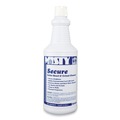 Cleaning & Janitorial Supplies | Misty 1038801 32 oz. Bottle Secure Hydrochloric Acid Bowl Cleaner - Mint Scent (12/Carton) image number 1