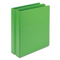 Office Jansan | Samsill U86378 11 in. x 8.5 in. 3 Rings 1 in. Capacity Earth&rsquo;s Choice Plant-Based Durable Fashion View Binder - Lime (2/Pack) image number 0