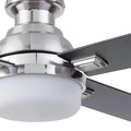 Ceiling Fans | Prominence Home 51678-45 52 in. Kyrra Contemporary Indoor Semi Flush Mount LED Ceiling Fan with Light - Brushed Nickel image number 4