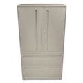 Office & Office Supplies | HON H785LS.L.L Brigade 700 Series 36 in. x 18 in. x 64.25 in. Three-Shelf Enclosed Storage with Two File Drawers - Putty image number 0
