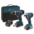 Combo Kits | Factory Reconditioned Bosch CLPK234-181-RT 18V Lithium-Ion 1/2 in. Drill Driver and Impact Driver Combo Kit image number 0
