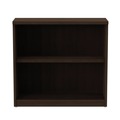  | Alera ALEVA633032ES 31.75 in. x 14 in. x 29.5 in. Valencia Series 2-Shelf Bookcase - Espresso image number 2