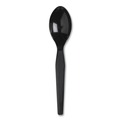 Cutlery | Dixie SSSHW08 SmartStock Series-F 6 in. Heavyweight Plastic Cutlery Spoons Refill - Black (40/Pack, 24 Packs/Carton) image number 0