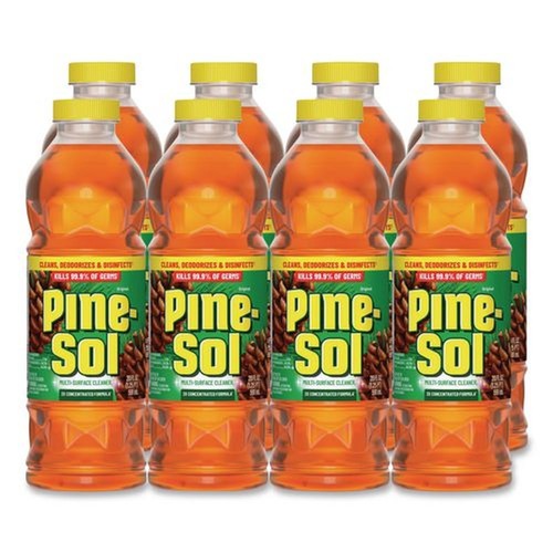 Cleaning & Janitorial Supplies | Pine-Sol 60149CT 20 oz. Bottle Multi-Surface Concentrated Disinfectant Cleaner - Pine Scent (8/Carton) image number 0