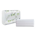 Cleaning & Janitorial Supplies | Livi VPG 43513 9.45 in. x 9.06 in. 1-Ply Multifold Towel - White (1-Carton) image number 3
