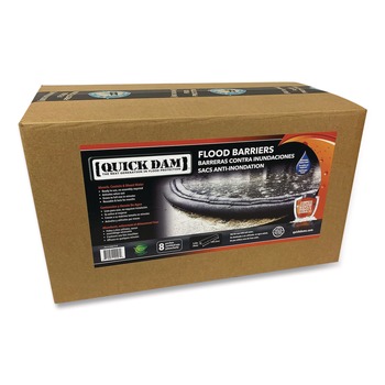 Quick Dam Flood Barriers, 6-in x 10 ft x 3.5-in, 8/Box