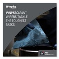 Paper Towels and Napkins | WypAll 41041 11.1 in. x 16.8 in. Power Clean X80 Heavy Duty Cloths - Blue (160/Carton) image number 3