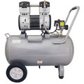 Portable Air Compressors | California Air Tools CAT-15020C-22060 2 HP 15 Gallon 220V 60 Hz Ultra Quiet and Oil-Free Wheelbarrow Air Compressor image number 2