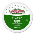 Office Jansan | Krispy Kreme Doughnuts 5000330037 Classic Medium Roast Decaf Coffee K-Cups (24/Box) image number 1