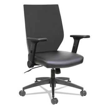 OFFICE CHAIRS | Alera ALEEBT4215 EB-T Series 275 lbs. Capacity Synchro Mid-Back Flip-Arm Chair - Black