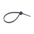 Mothers Day Sale! Save an Extra 10% off your order | Tatco 22500 18 lbs. 4 in. x 0.06 in. Nylon Cable Ties - Black (1000/Pack) image number 2