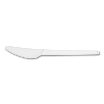 Vegware Compostable CPLA Cutlery Knife - White (1000/Carton)