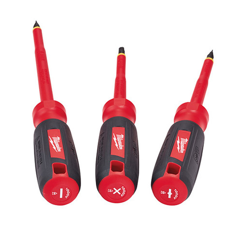 Milwaukee 48222202 3 Pc Insulated Screwdriver Set CPO Outlets