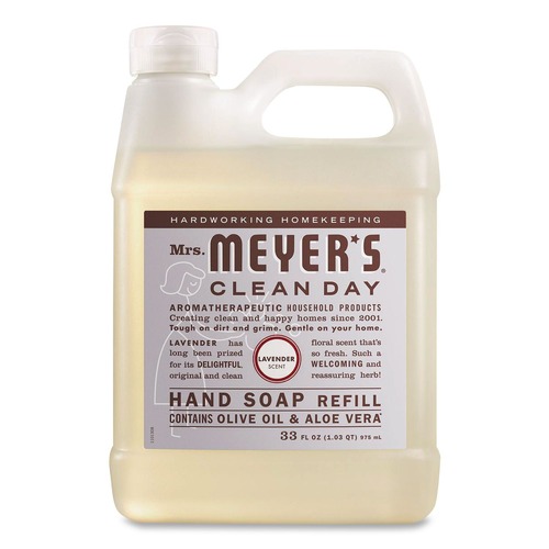 Office Jansan | Mrs. Meyer's 390056 33 oz Clean Day Liquid Hand Soap Refill - Lavender Scent image number 0