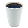 Cups and Lids | Boardwalk BWKDW12HCUP 12 oz Double-Walled Paper Hot Cups - White (500/Carton) image number 4