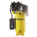 New Year New Savings! Save $25 off $150 | EMAX ESP10V080V1 10 HP 80 Gallon 2-Stage Single Phase Industrial V4 Pressure Lubricated Solid Cast Iron Pump 38 CFM at 100 PSI SILENT Air Compressor image number 0
