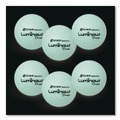 Toys | Champion Sports RXLUMSET Rhino Skin 6.3 in. Diameter Luminous Dodgeball Set - Luminous White/Blue (6/Set) image number 7