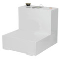 Liquid Transfer Tanks | JOBOX 482000 51 Gallon L-Shaped Steel Liquid Transfer Tank - White image number 1