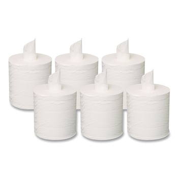 GEN 8276 7.3 in. x 500 ft. 2-Ply Centerpull Towels - White (6 Rolls/Carton)