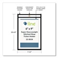Office Jansan | C-Line 46069 Super Heavy-Duty Top Load 6 in. x 9 in. Insert Stitched Shop Ticket Holders - Clear Front, Black Border (25/Box) image number 6