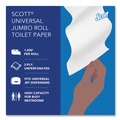 Cleaning & Janitorial Supplies | Scott 07805 Essential 3.55 in. x 1000 ft. 2-Ply Septic Safe JRT Jumbo Roll Bathroom Tissue - White (12 Rolls/Carton) image number 10