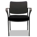  | Alera ALEIV4317A IV Series 24.8 in. x 22.83 in. x 32.28 in. Fabric Guest Chairs - Black (2/Carton) image number 1