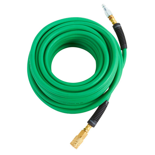 Air Hoses and Reels | Hitachi 115158 1/4 in. x 50 ft. Hybrid Hose with Industrial Fittings (Green) image number 0