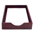 Just Launched | Carver CW07223 10.25 in. x 12.5 in. x 2.5 in. 1 Section Legal Size Hardwood Stackable Desk Tray - Mahogany image number 3