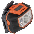Hard Hats | Klein Tools 60107 Non-Vented Cap Style Hard Hat with Headlamp - White image number 2