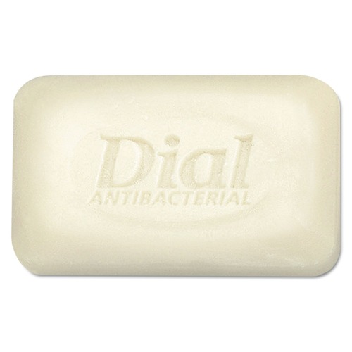 Hand Soaps | Dial 98 Antibacterial Deodorant Bar Soap, Unwrapped, White, 2.5 oz. (200/Carton) image number 0