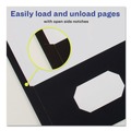 Office Jansan | Avery 47988 40 Sheet Capacity 11 in. x 8.5 in. Two-Pocket Folder - Black (25/Box) image number 5