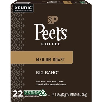 Peet's Coffee & Tea K-Cups - Big Bang (22/Box)