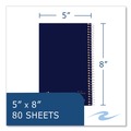 Notebooks & Pads | Roaring Spring 13507 8 in. x 5 in. 80-Sheets 1-Subject Medium/College Rule Lefty Notebook - Randomly Assorted Cover Colors (24/Carton) image number 4