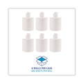  | Boardwalk BWK410321 7.6 in. x 8.9 in. 2 Ply Center-Pull Roll Towels - White (6/Carton) image number 1