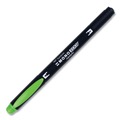 Highlighters | Tombow Mono 56415 Chisel/Bullet Tip Edge Highlighters - Yellow Green Barrel/Yellow Green Ink (10/Box) image number 7