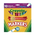 Markers | Crayola 58-7725 Broad Bullet Tip Non-Washable Marker - Assorted Tropical Colors image number 0