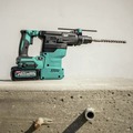Angle Grinders | Makita GRH08M1GAG01Z-BNDL 40V max XGT 1‑3/16 in. SDS‑Plus Cordless Rotary Hammer Kit with 4 Ah Battery and 4‑1/2 in. / 5 in. Angle Grinder with Electric Brake Virtual Bundle image number 9