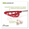 Toys | Champion Sports LAXSR 6 Balls/12 Sticks Soft Lacrosse Set (1-Set) image number 1