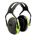 Ear Muffs | 3M X4A 27 dB NRR PELTOR X Series Earmuffs - Black/Chartreuse image number 0