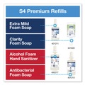 Hand Soaps | Tork 571600 4.45 in. x 5.12 in. x 10.94 in. Elevation Foam Skincare Auto Dispenser with Intuition Sensor - White (4/Carton) image number 2