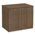  | Alera VA613622WA Valencia Series 34.13 in. x 22.78 in. x 29.5 in. Storage Cabinet - Modern Walnut image number 0